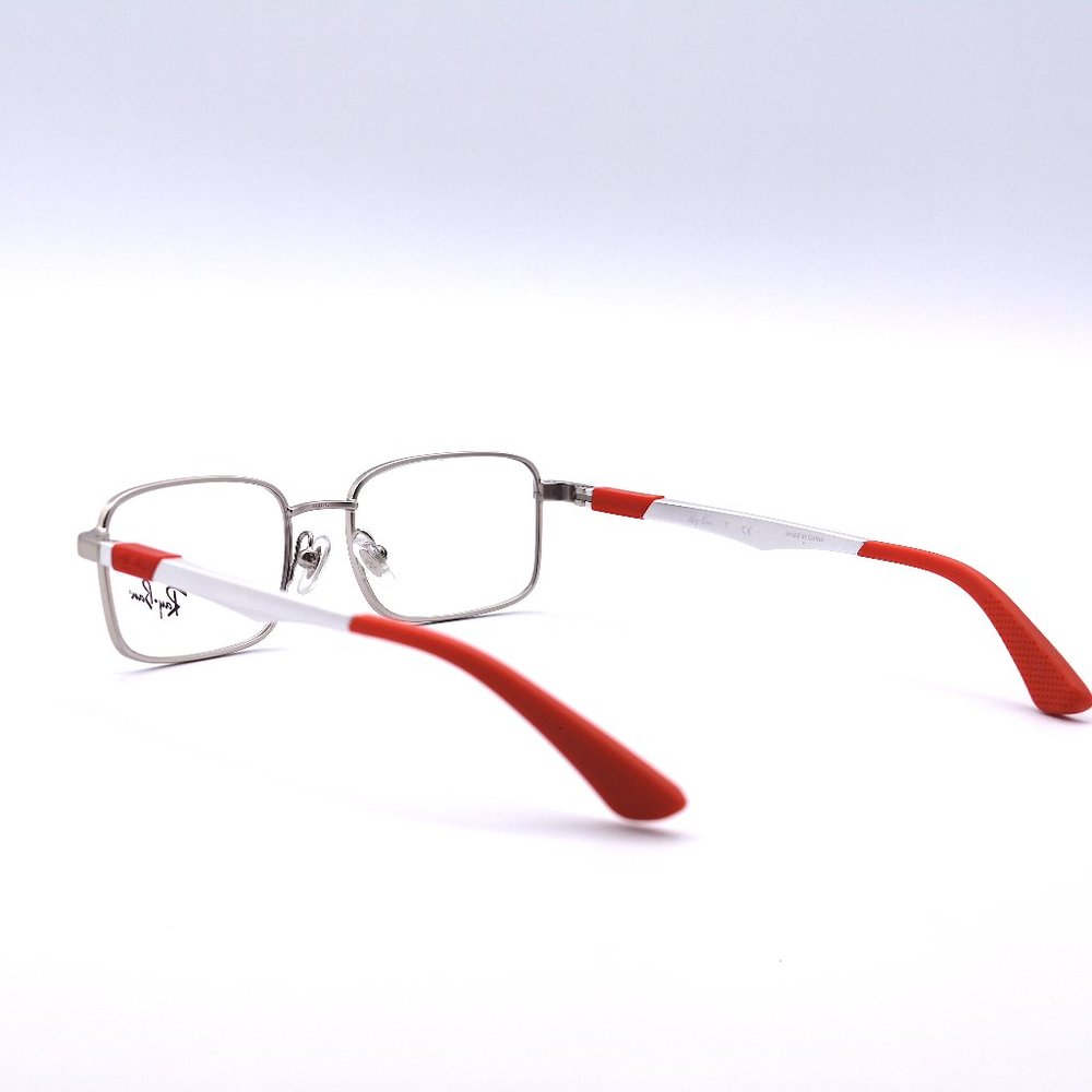 RAY-BAN JUNIOR RB1043 4021 SILVER EYEGLASSES AUTHENTIC FRAME - Picture 6 of 8